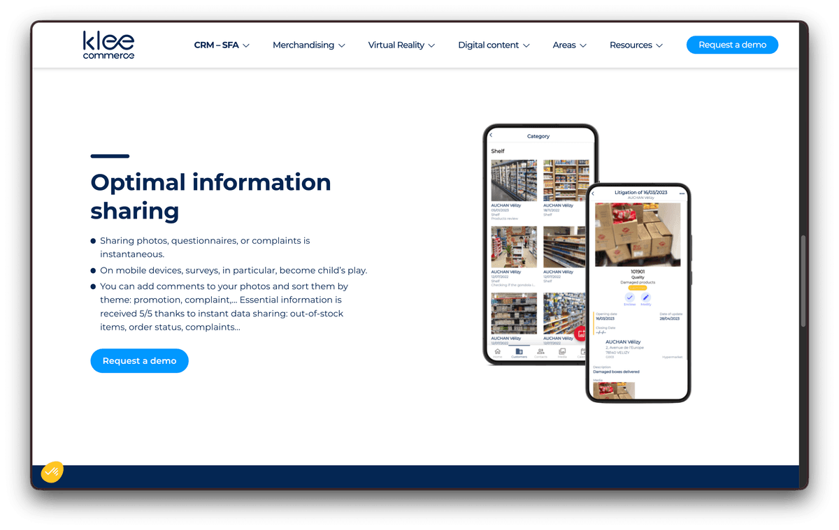 Companion mobile information sharing view